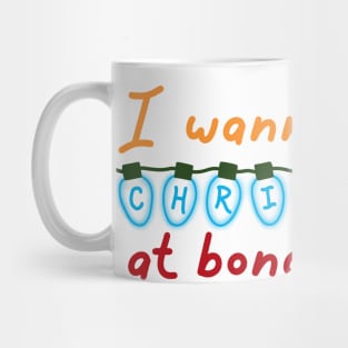 I wanna spend Christmas at bondi beach Mug